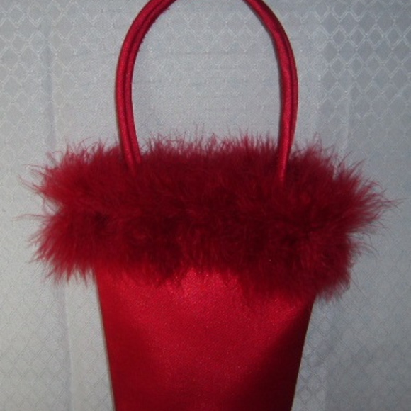Purse Child Small Red Feathers - Picture 2 of 2